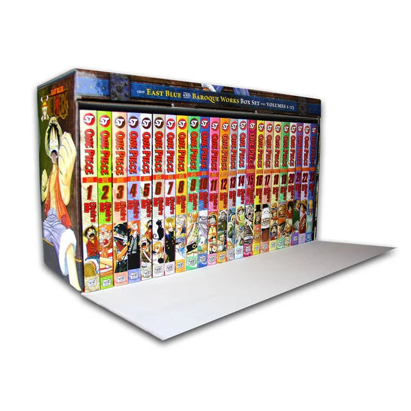 One Piece Box Set: East Blue and Baroque Works, Volumes 1-23 (One Piece Box Sets) NEW